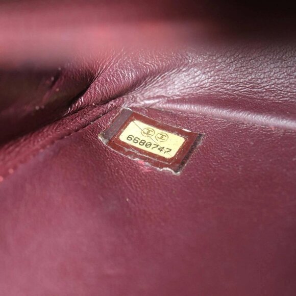 CHANEL Mini Matelasse Chain Flap Shoulder Bag Lamb Skin Black Gold Auth - Picture 13 of 16